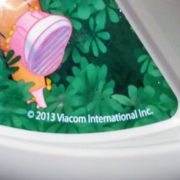 Dora The Explorer & Boots-Sectional Plate-Spoon-Fork Set-Viacom - Picture 8 of 9